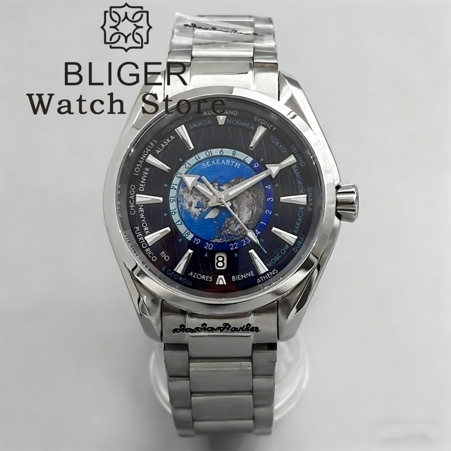 Mens Fashion World - BLIGER 40MM Zegarki męskie automatyczne z