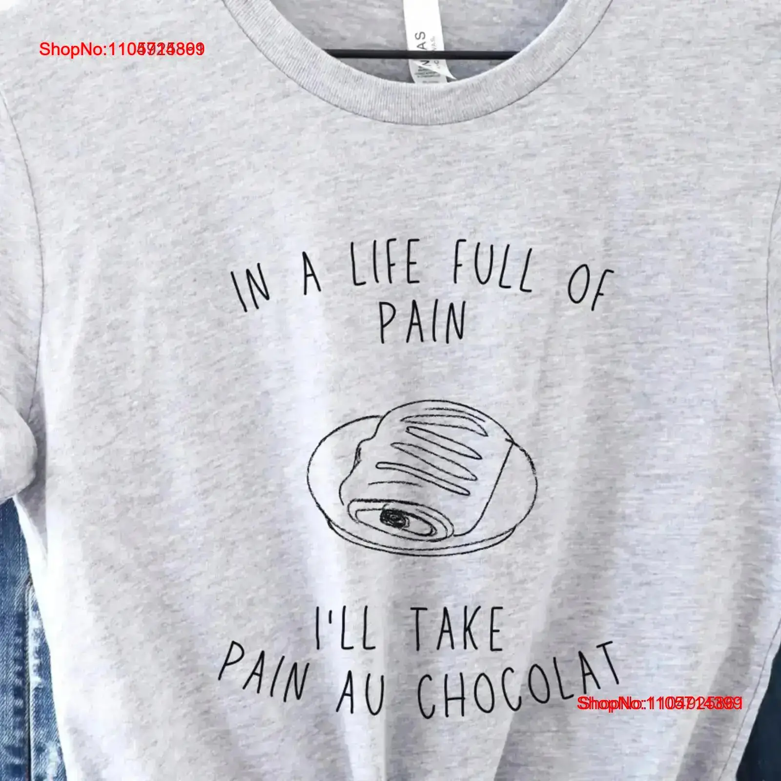 Men Fashion Pinterest - Koszulka Croissant - jedyny problem, na