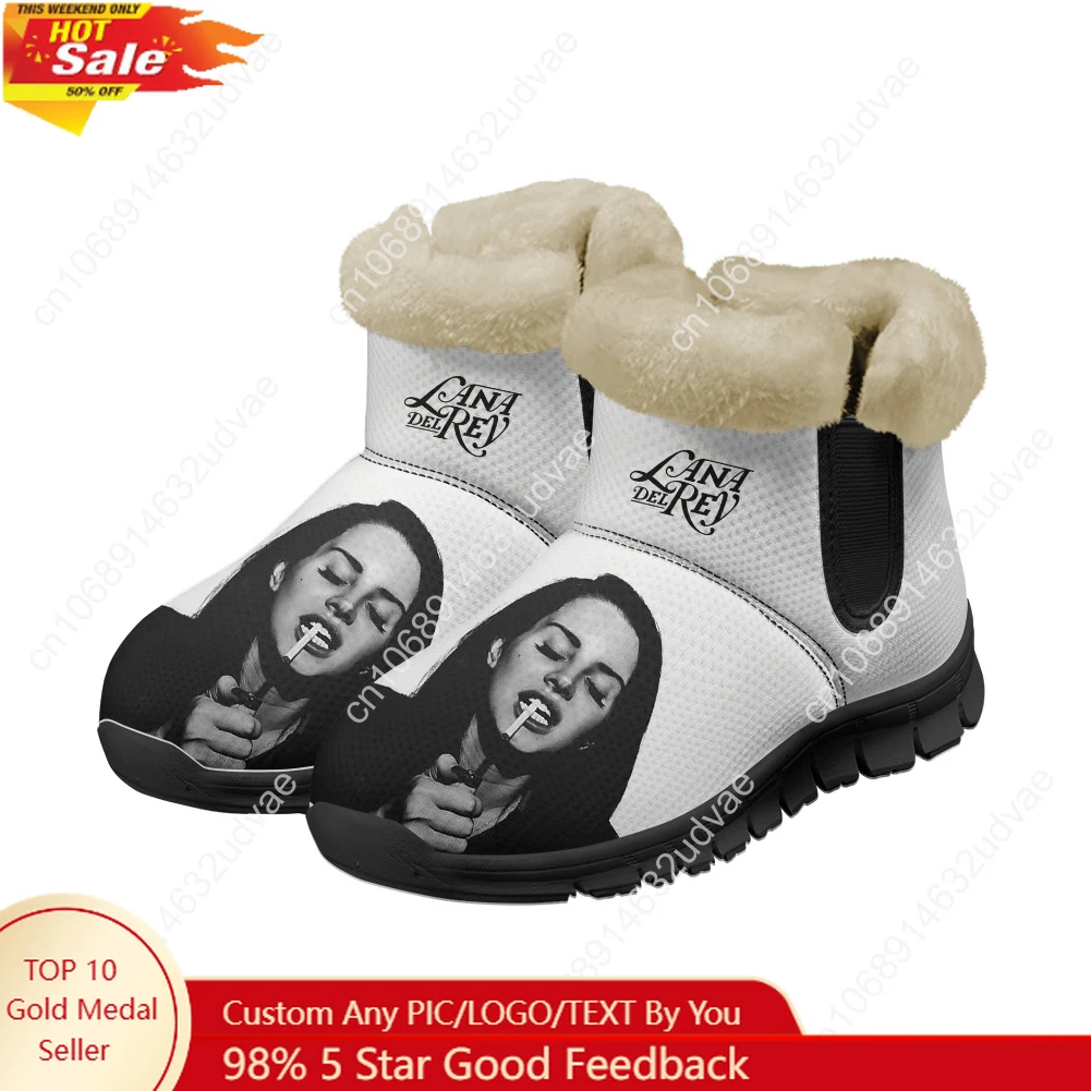 Casual Sneakers Men - Buty pluszowe Lana Del Rey, botki