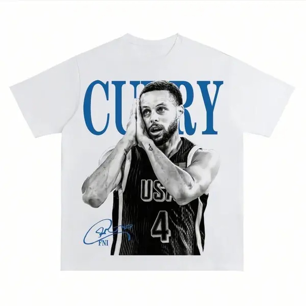 Graphic Tee Oversized - Koszulka z grafiką podpisanych ruchów gwiazdy