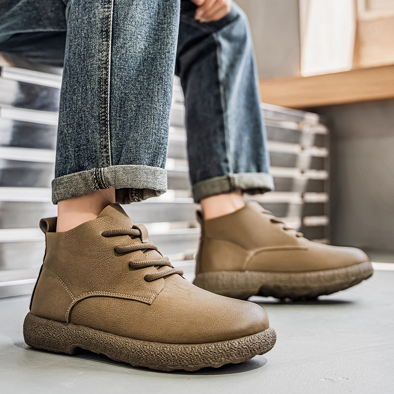 Men'S Fashion For 30 Year Olds - Męskie botki do kostki, brązowe krótkie