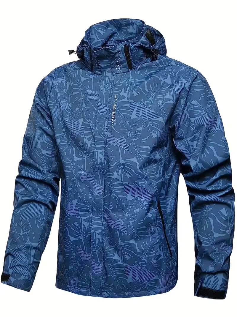 Windbreaker Men Zip - Męska kurtka wiatrówka na jesień 2026,