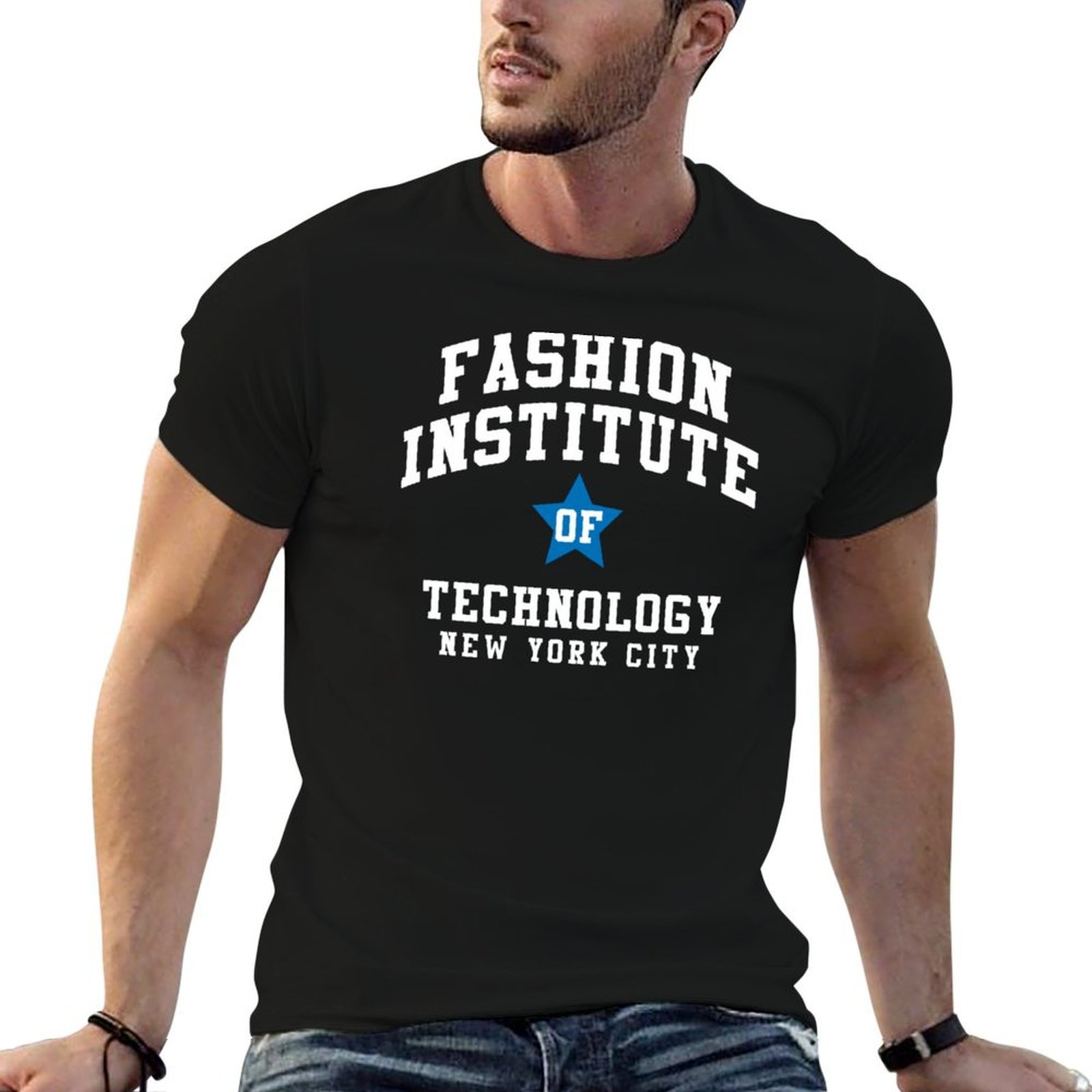 Men'S Fashion Nyc - Koszulka męska z krótkim rękawem NYC