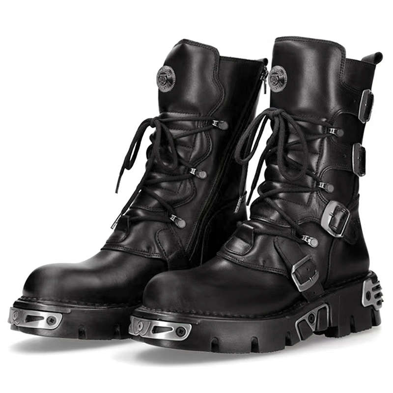 Men'S Fashion For 30 Year Olds - Męskie luksusowe buty motocyklowe w stylu