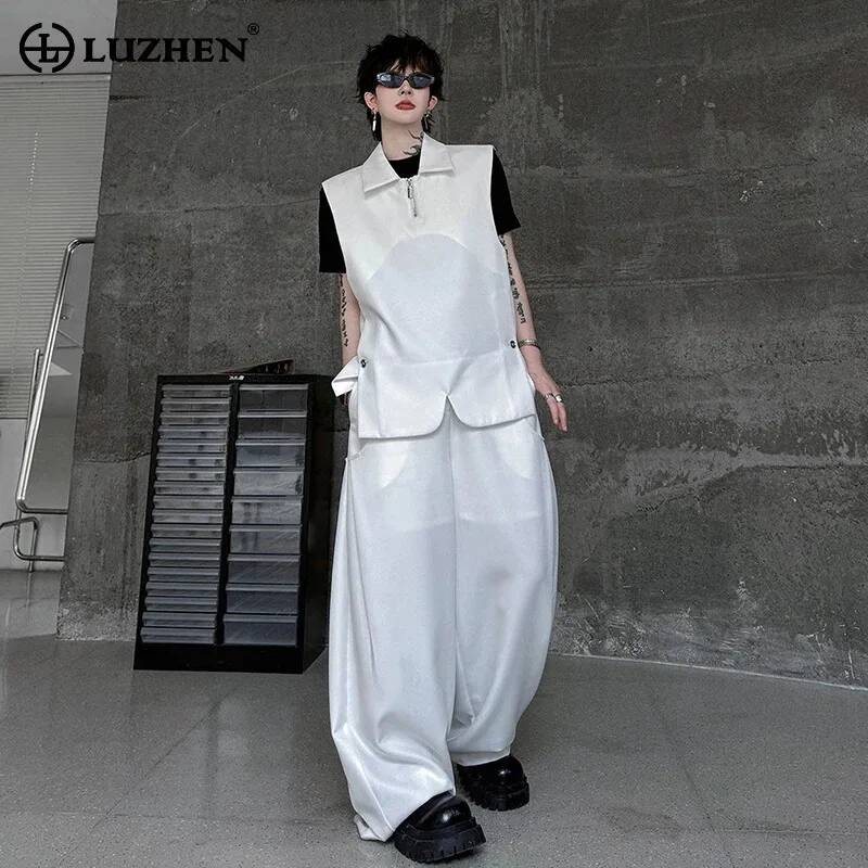 Mens Fashion Vest - LUZHEN Vest 2026 Modny Letni Męski