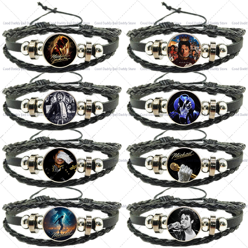 Mens Fashion Bracelet - Bransoletka Pleciona Michael Jackson Sznurkowa dla