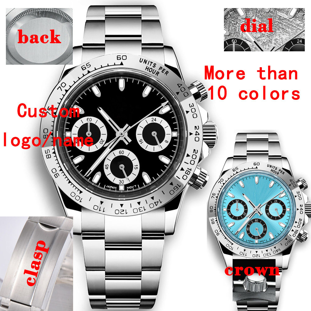 Mens Fashion Bracelet - Męski zegarek kwarcowy 39 mm na