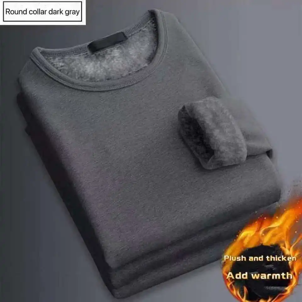 Mens Fashion Top - Męska zimowa koszulka termiczna z długim