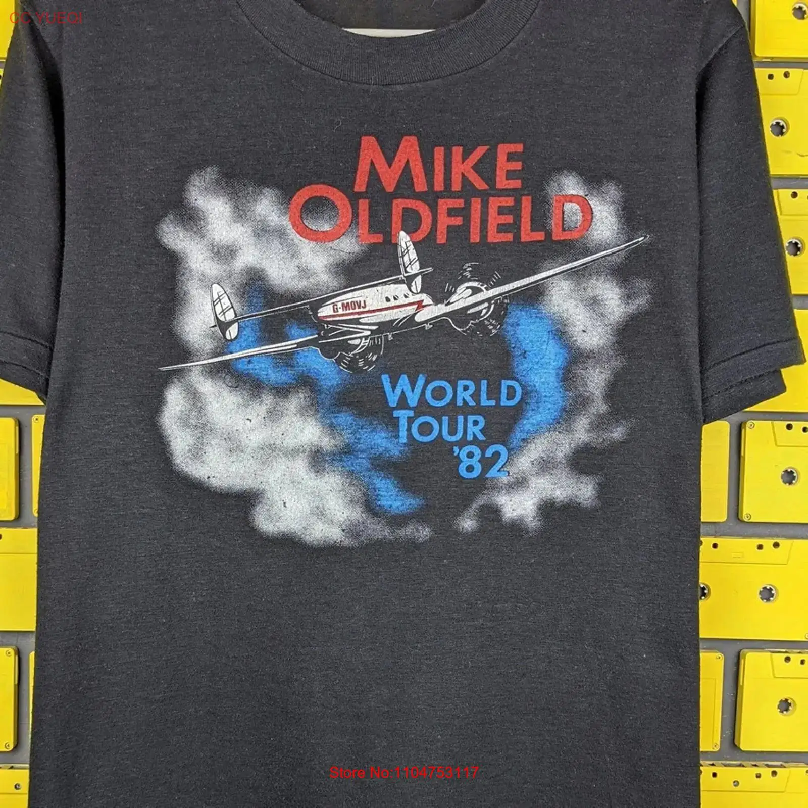 Mens Fashion World - Koszulka Mike Oldfield WORLD TOUR czarna