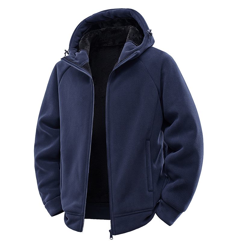 Gruba kurtka polarowa męska z  – Windbreaker Men Zip recenzja i cena