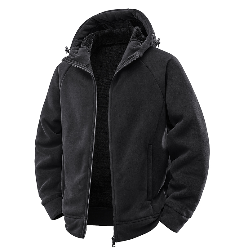Gruba kurtka polarowa męska z  – Windbreaker Men Zip recenzja i cena