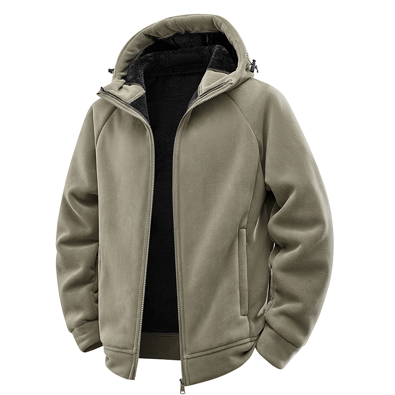 Gruba kurtka polarowa męska z  – Windbreaker Men Zip recenzja i cena