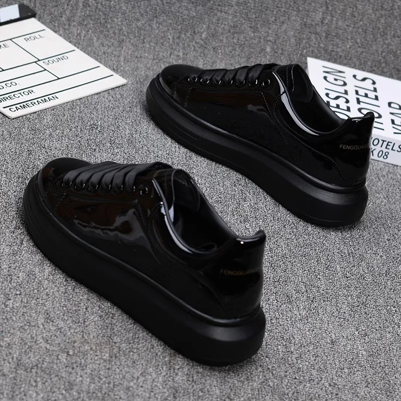 Lakierowane białe buty casualo – Casual Sneakers Men recenzja i cena