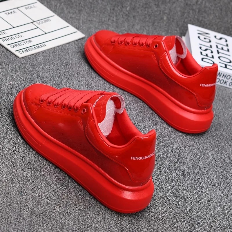 Lakierowane białe buty casualo – Casual Sneakers Men recenzja i cena