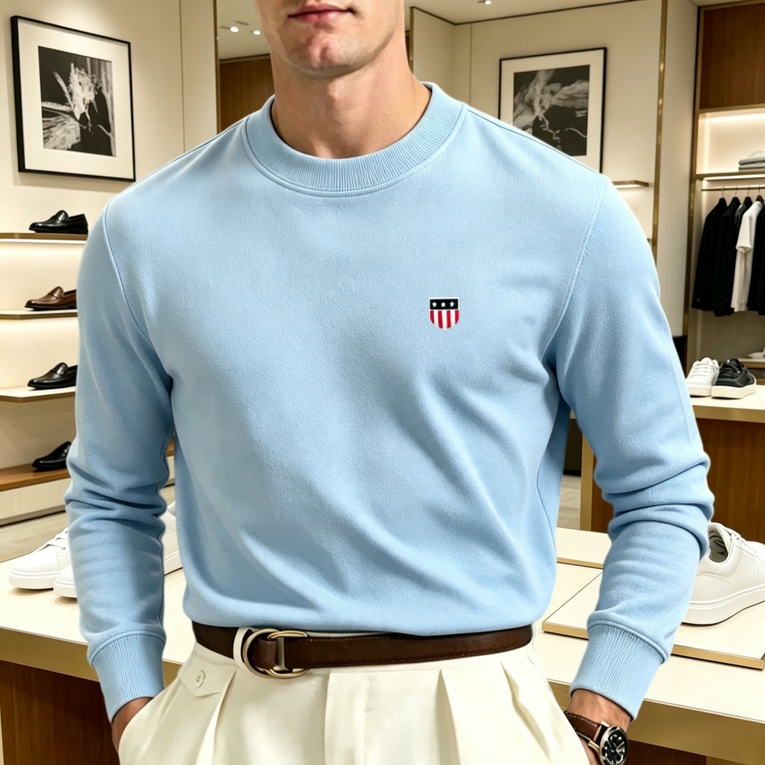 Miękka bawełniana koszulka męs – Mens Fashion Top recenzja i cena