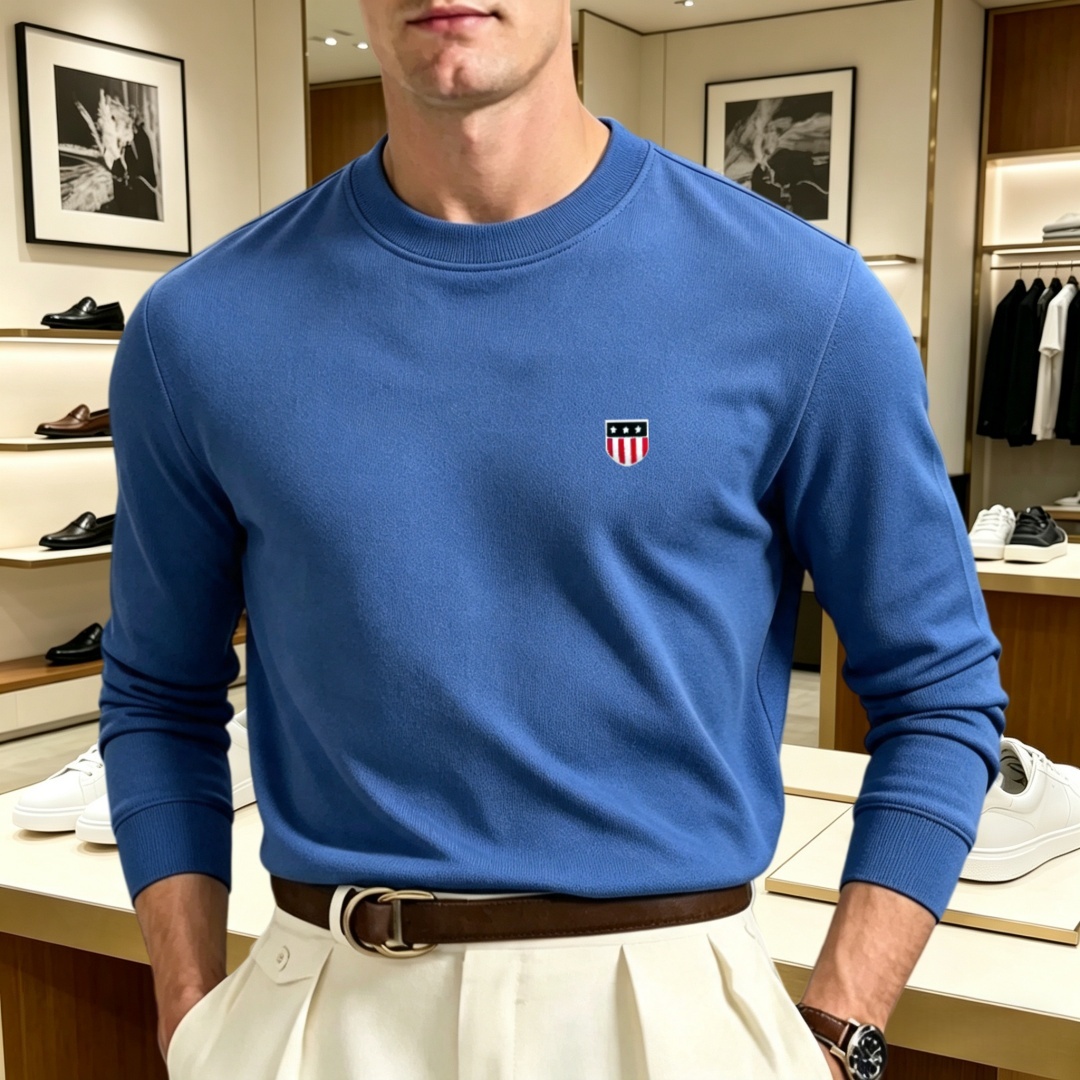 Miękka bawełniana koszulka męs – Mens Fashion Top recenzja i cena