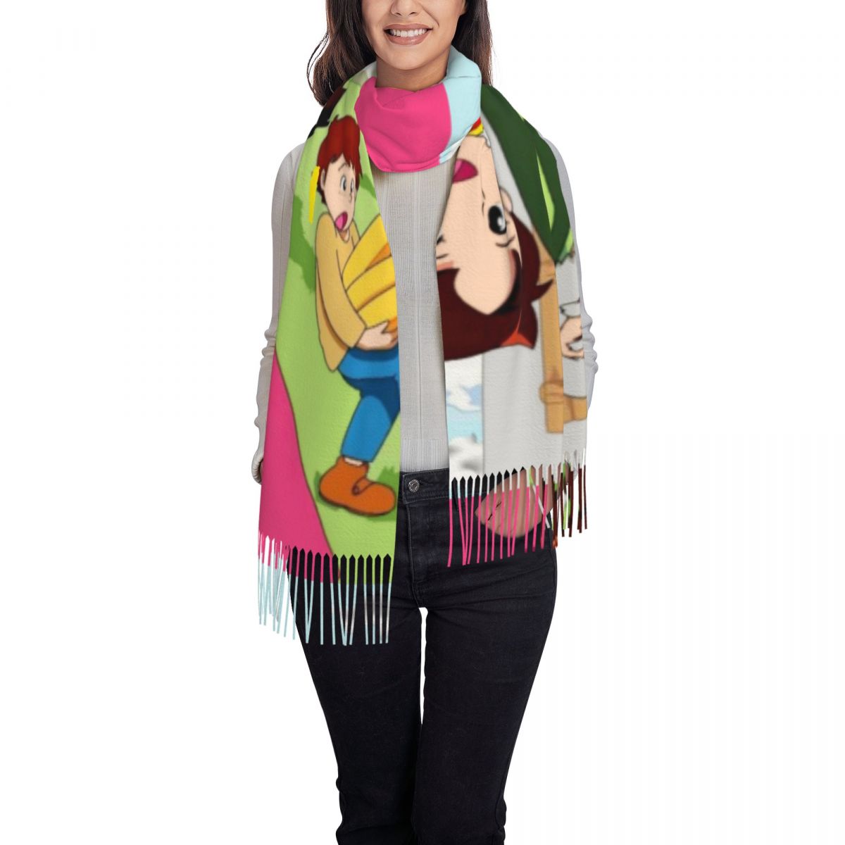 Szalik z nadrukiem Heidi z Pet – Mens Fashion Help recenzja i cena