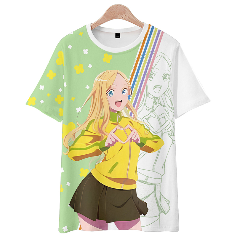Druk 3D Anime Narenare - Wspie – Graphic Tee Oversized recenzja i cena