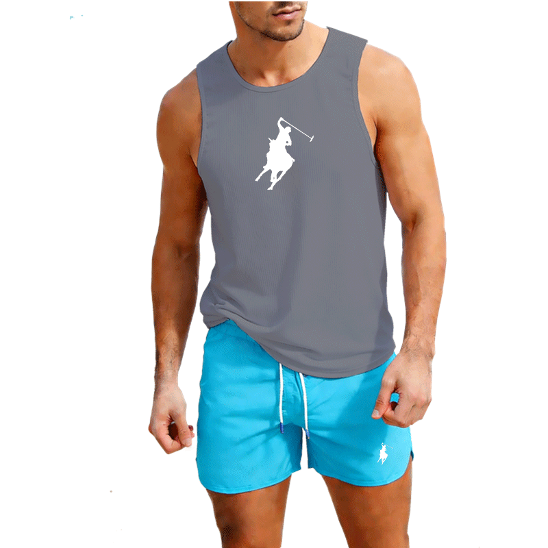 Męski letni zestaw: kamizelka  – Mens Fashion Summer recenzja i cena