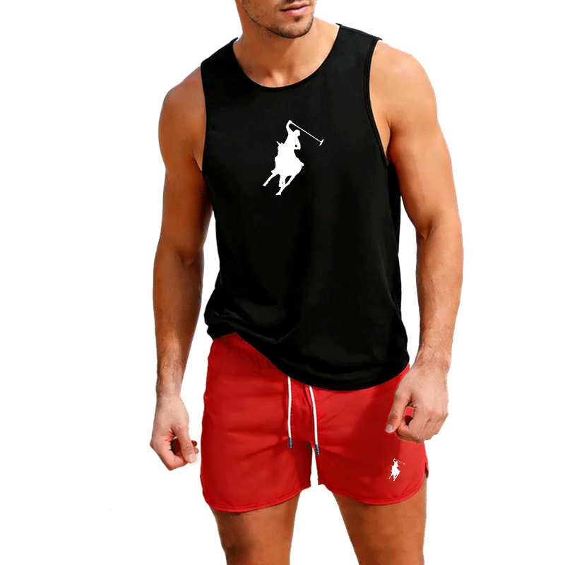 Męski letni zestaw: kamizelka  – Mens Fashion Summer recenzja i cena