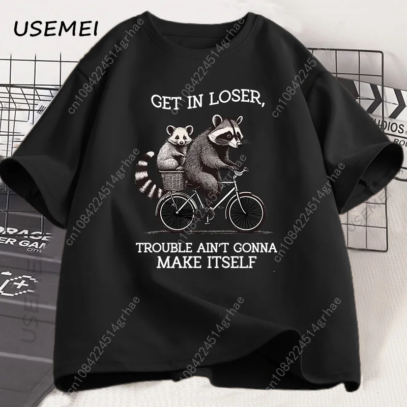 Koszulka Get in Loser T Shirt  – Graphic Tee Oversized recenzja i cena