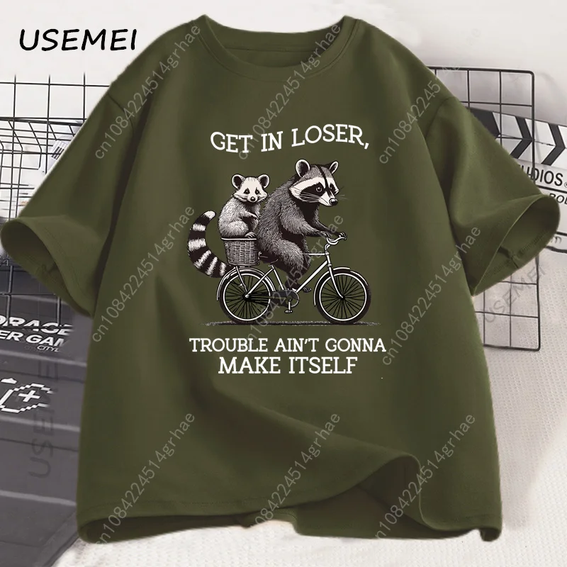 Koszulka Get in Loser T Shirt  – Graphic Tee Oversized recenzja i cena