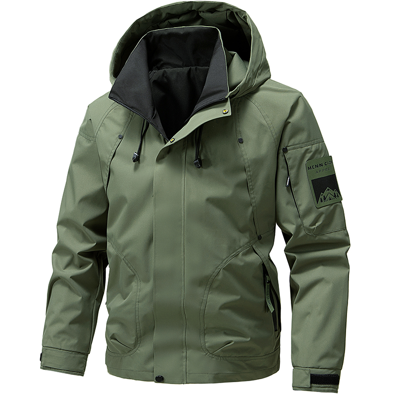 Męska wodoodporna kurtka z kap – Windbreaker Men Zip recenzja i cena