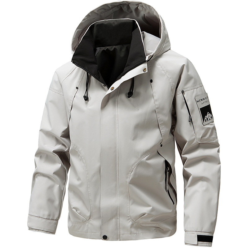 Męska wodoodporna kurtka z kap – Windbreaker Men Zip recenzja i cena