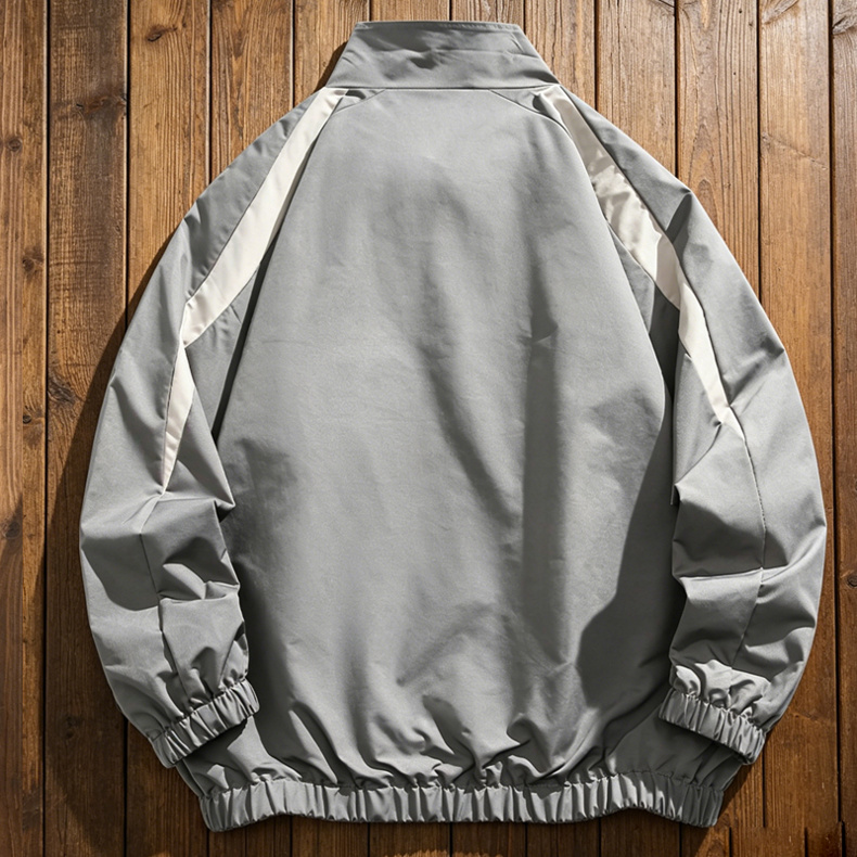 Męska granatowo-biała kurtka s – Windbreaker Men Zip recenzja i cena