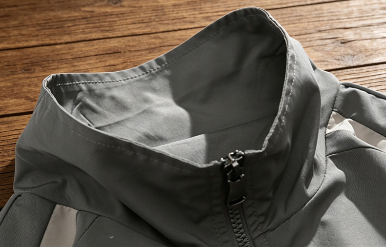 Męska granatowo-biała kurtka s – Windbreaker Men Zip recenzja i cena