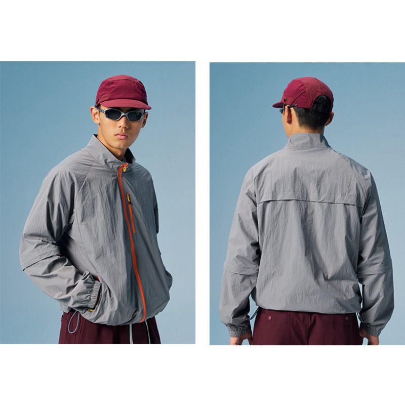 Lekka, wodoodporna, oddychając – Windbreaker Men Zip recenzja i cena