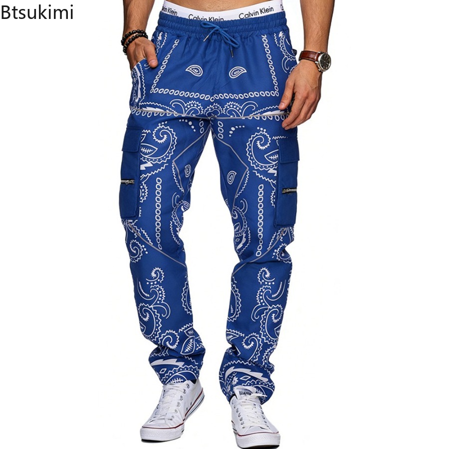 Męskie spodnie cargo z nadruki – Mens Fashion Trend 2026 recenzja i cena