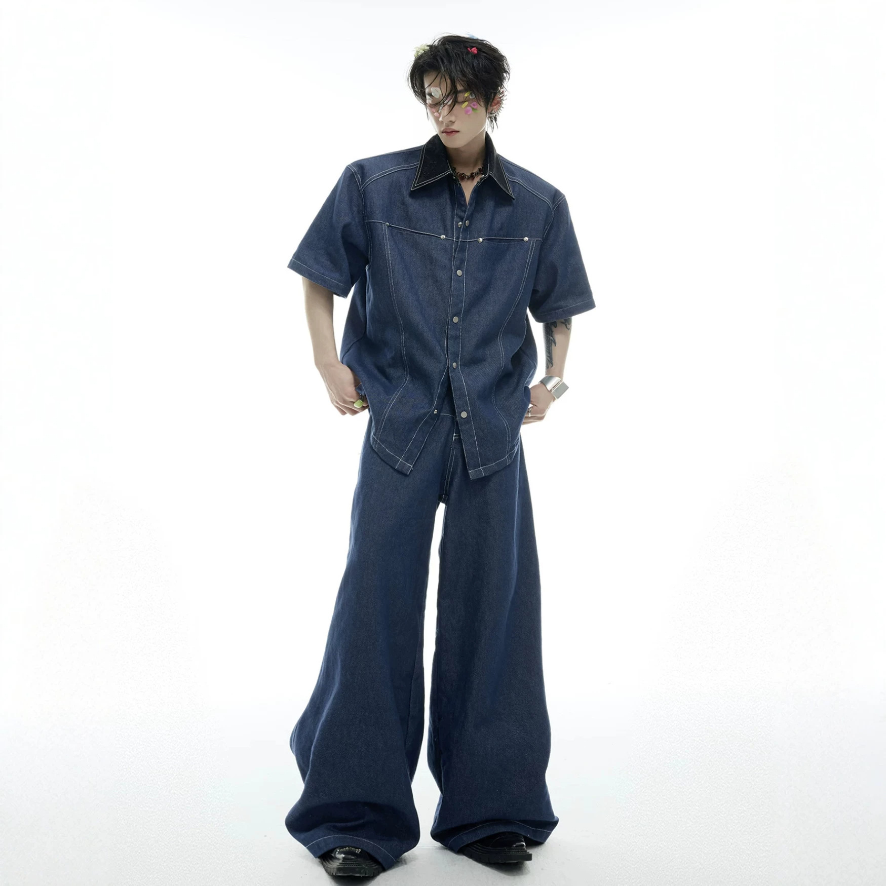 Letni męski zestaw dżinsowy w  – Mens Fashion Denim recenzja i cena