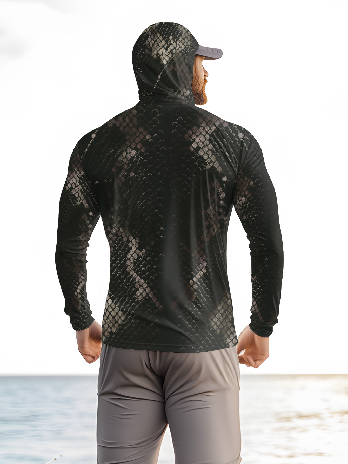 Męska koszulka wędkarska z kap – Mens Fashion Summer recenzja i cena