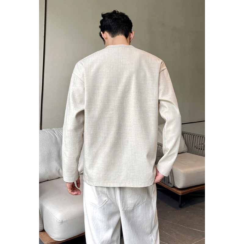 Męska koszula Henley z imitacj – Mens Fashion Summer recenzja i cena