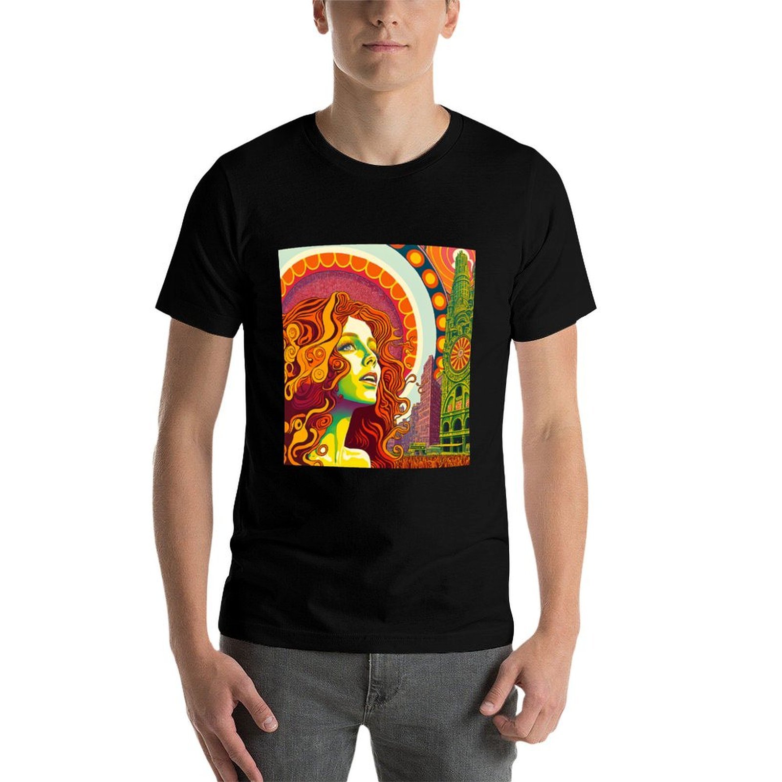Retro NYC lat 70., T-shirt w s – Men'S Fashion Nyc recenzja i cena
