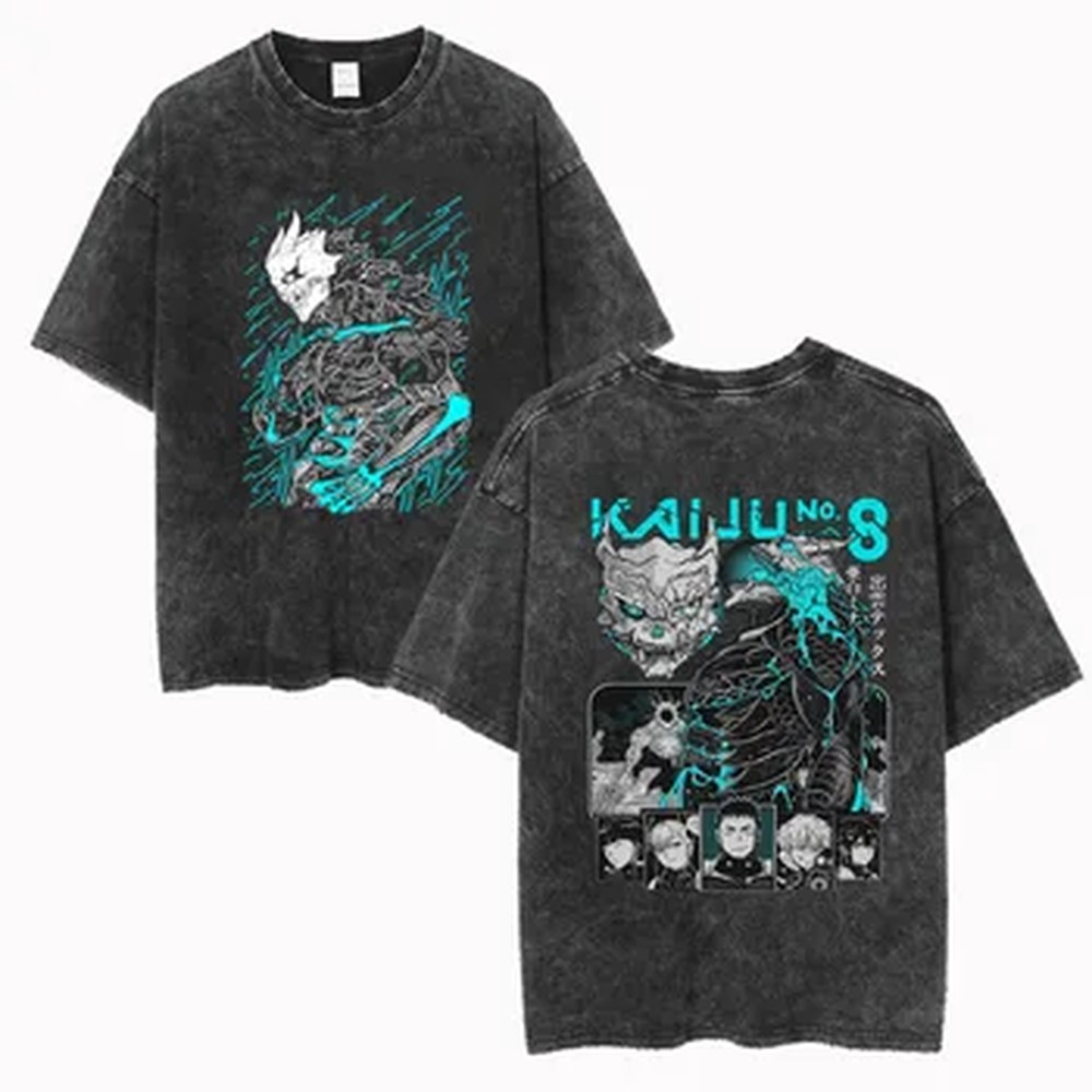 Koszulki Kaiju No 8 Anime Kaij – Graphic Tee Oversized recenzja i cena