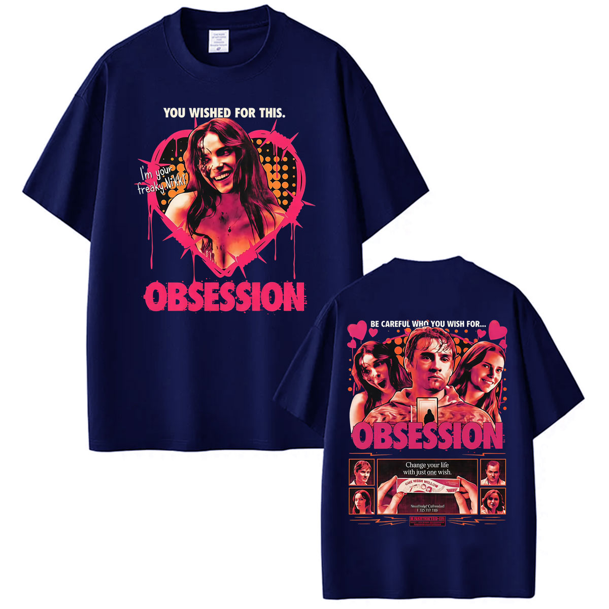 Koszulka One Wish Willow Obses – Men'S Fashion Pink Shirt recenzja i cena