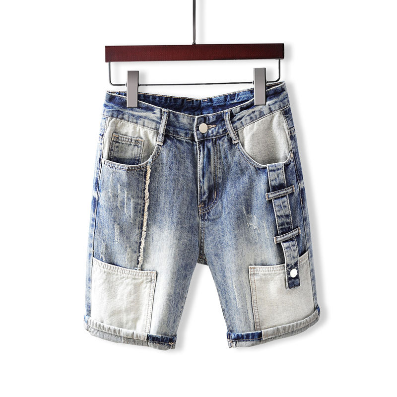 Męskie krótkie spodnie jeansow – Mens Fashion Denim recenzja i cena