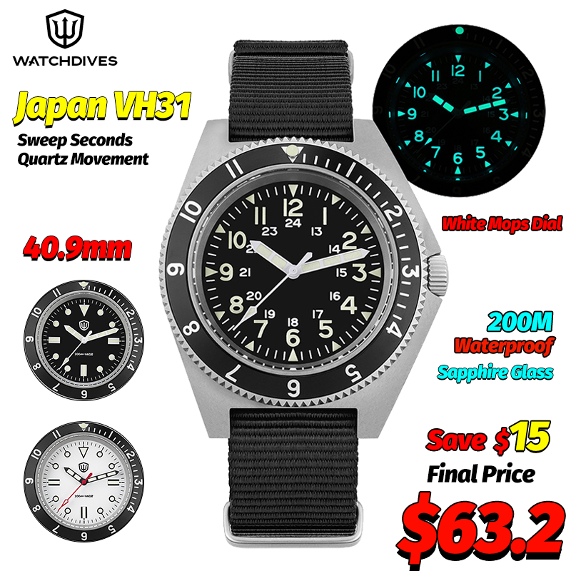 Zegarek kwarcowy Watchdives WD – Mens Fashion Bracelet recenzja i cena