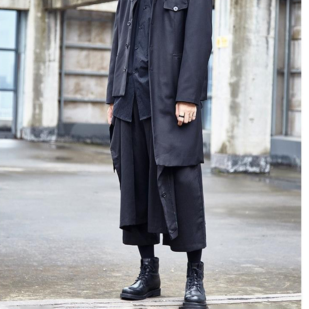 Gotyckie ciemne spodnie Y2k z  – Mens Fashion Trend 2026 recenzja i cena