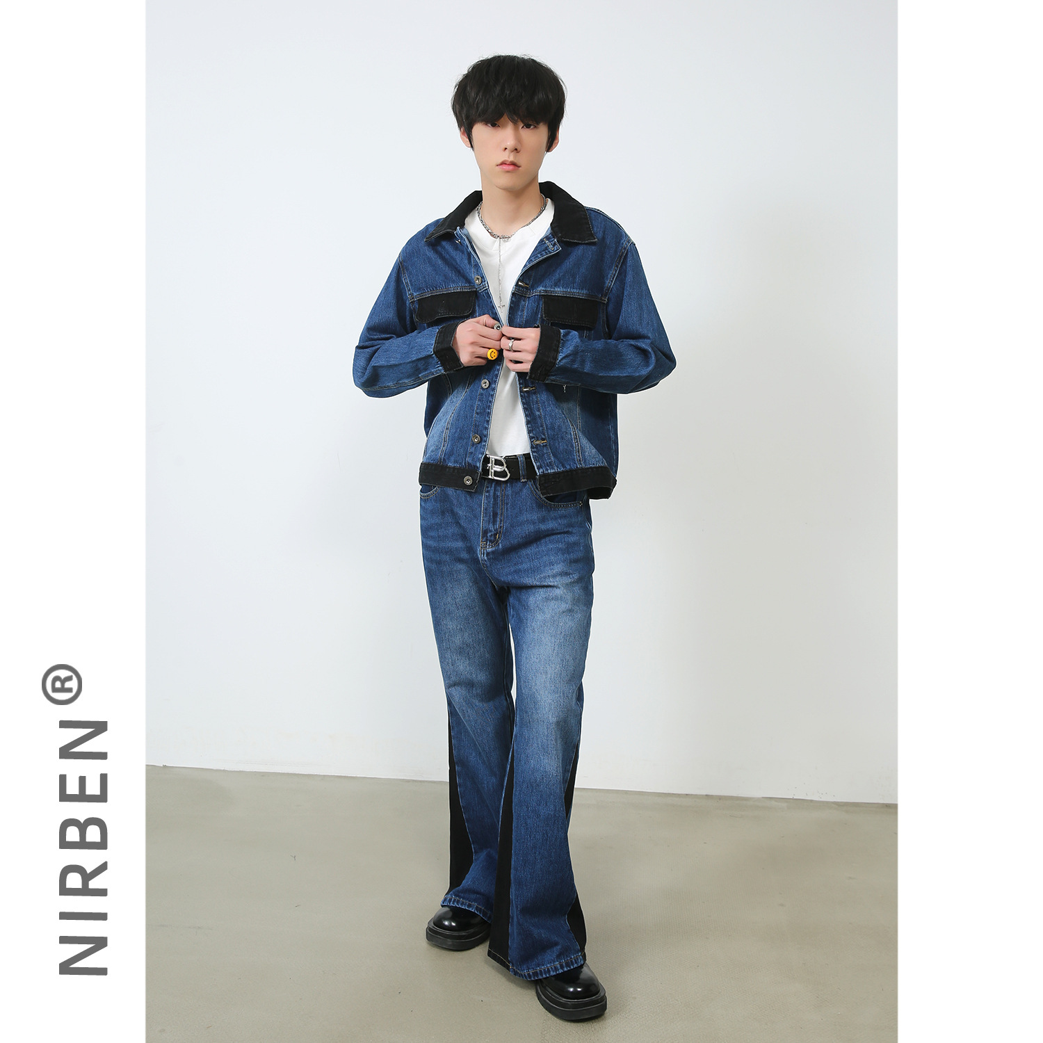 Nowy zestaw dżinsowych kurtek  – Mens Fashion Denim recenzja i cena