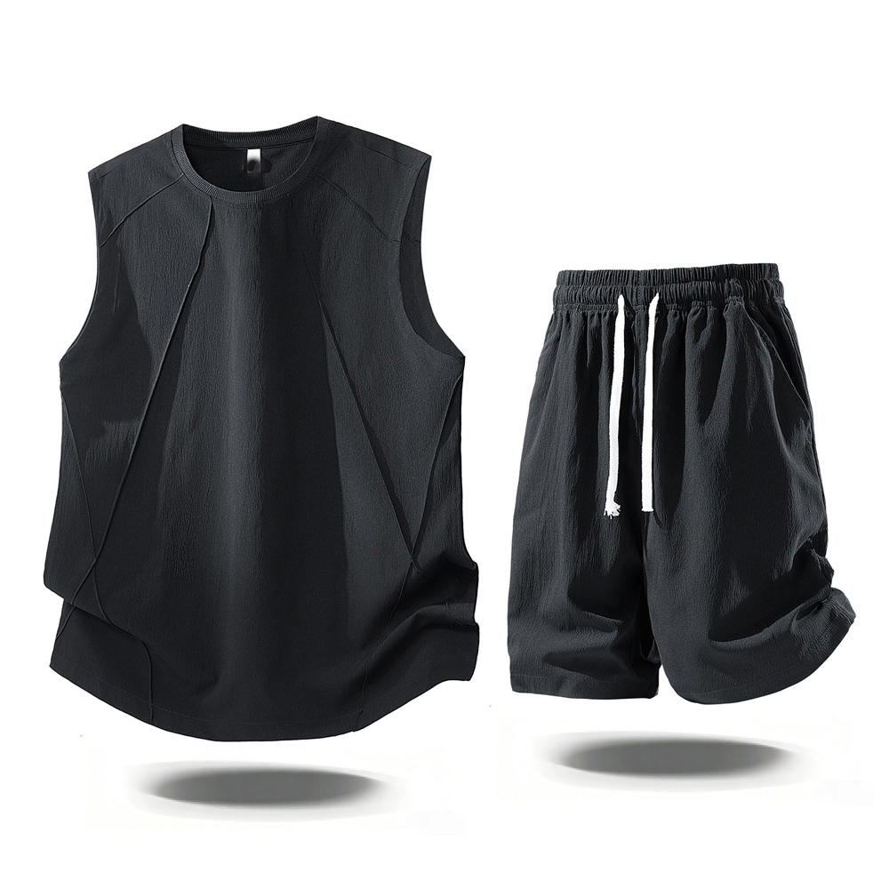 Męskie codzienne komplety dwuc – Mens Fashion Summer recenzja i cena