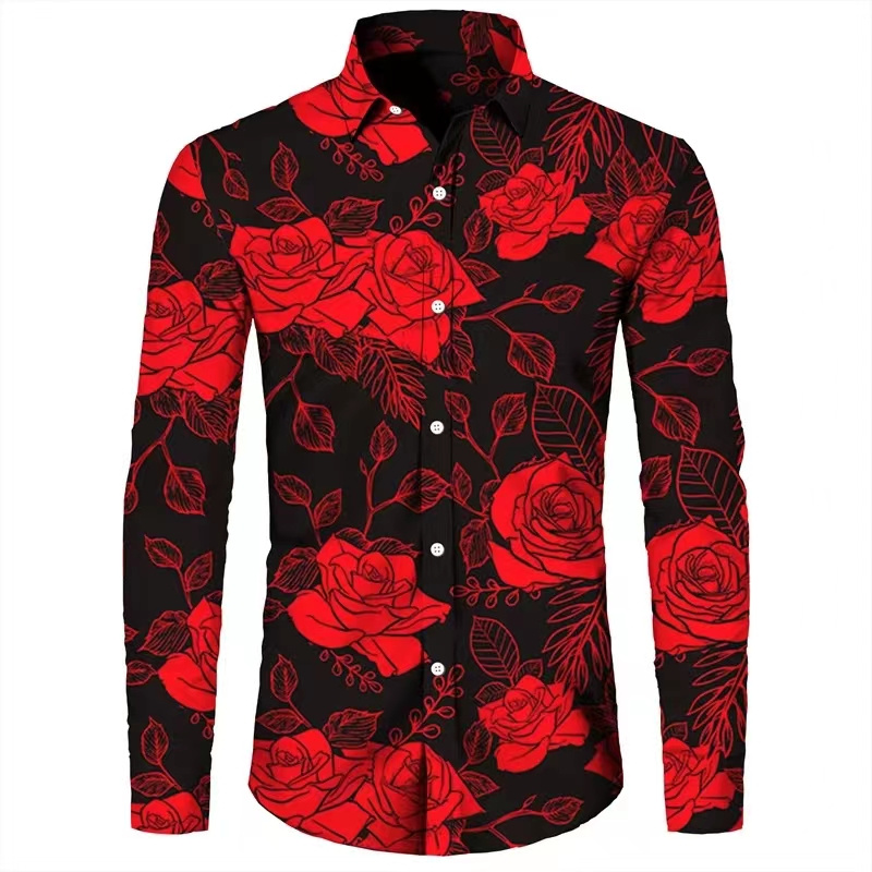 Modne koszule męskie z długim  – Mens Fashion Top recenzja i cena