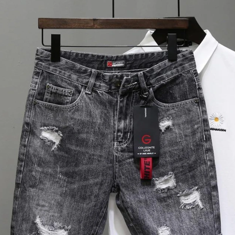 Męskie krótkie dżinsy Spodnie  – Mens Fashion Denim recenzja i cena