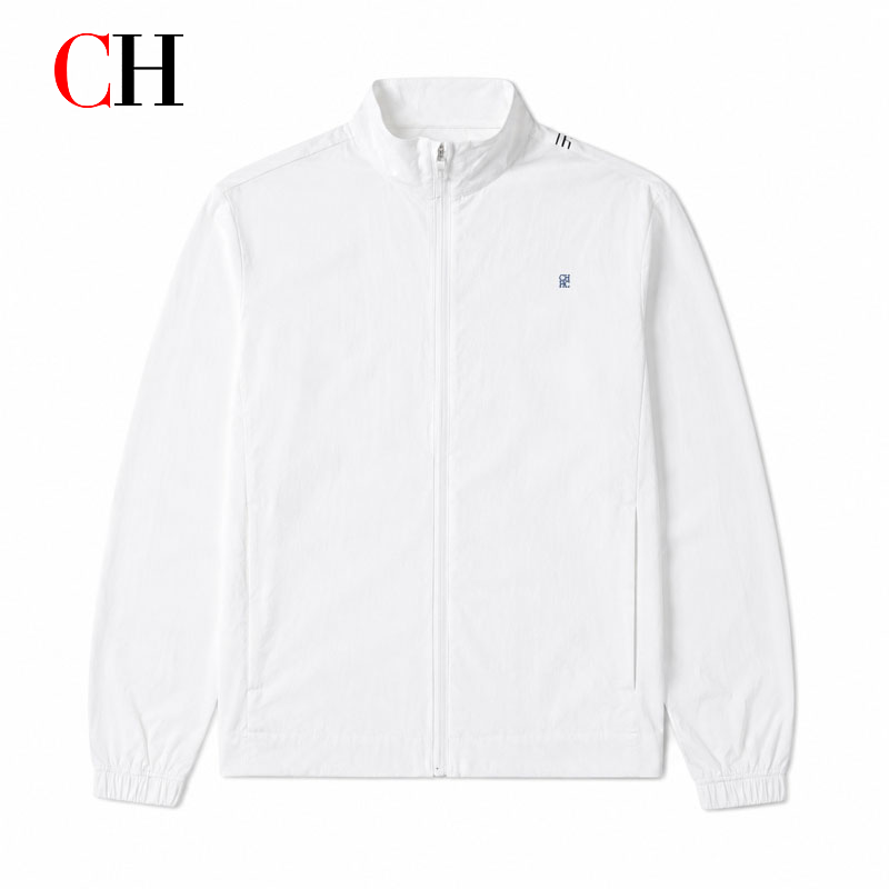 Męska biała kurtka z zamkiem b – Windbreaker Men Zip recenzja i cena